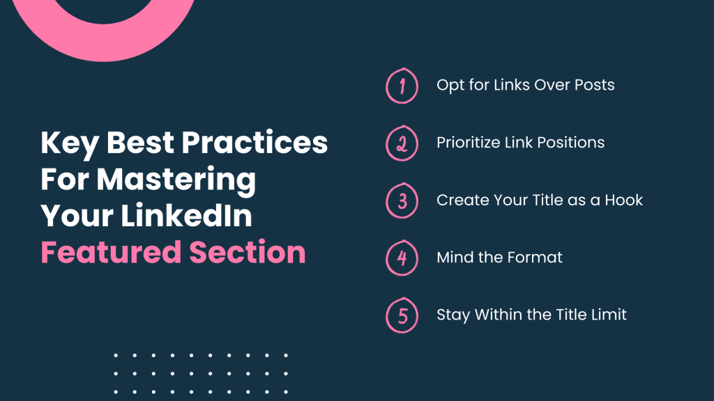 Key Best Practices For Mastering Your LinkedIn Featured Section