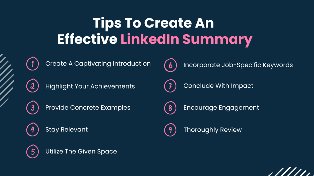Tips To Create An Effective LinkedIn Summary